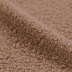 Curly Fleece MOCHA Mocha